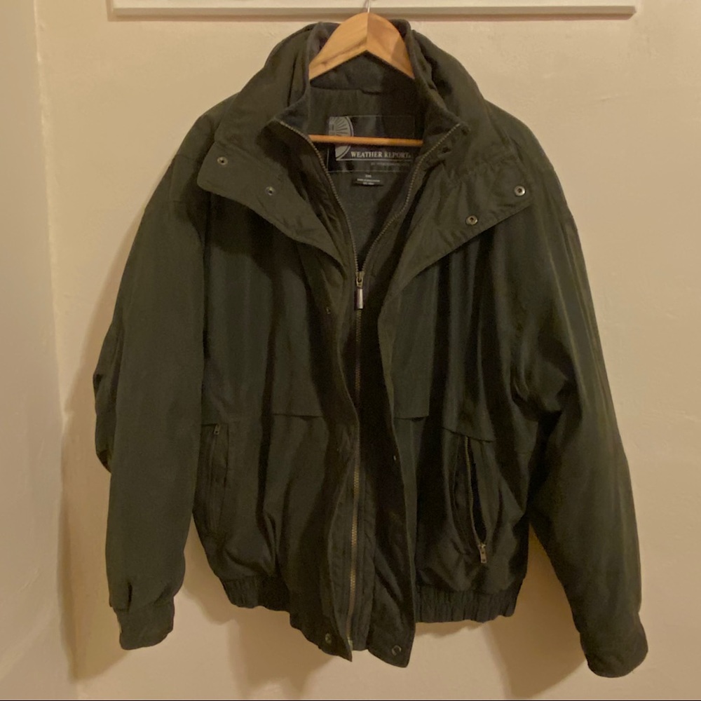 Weather Report Dark Green Men’s Winter Coat